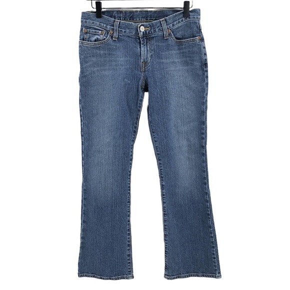 Lucky Brand Dungarees by Gene Montesano Womens Size 27 Short Boot-Cut Jeans Y2K - Picture 1 of 7
